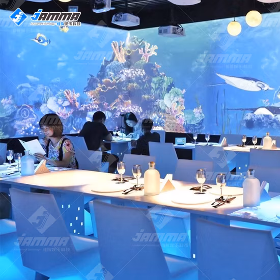 Hot Immersive Interactive Projection Wall Interactive Projection 360 Angle Wall