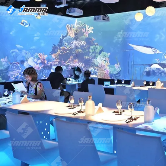 Hot Immersive Interactive Projection Wall Interactive Projection 360 Angle Wall