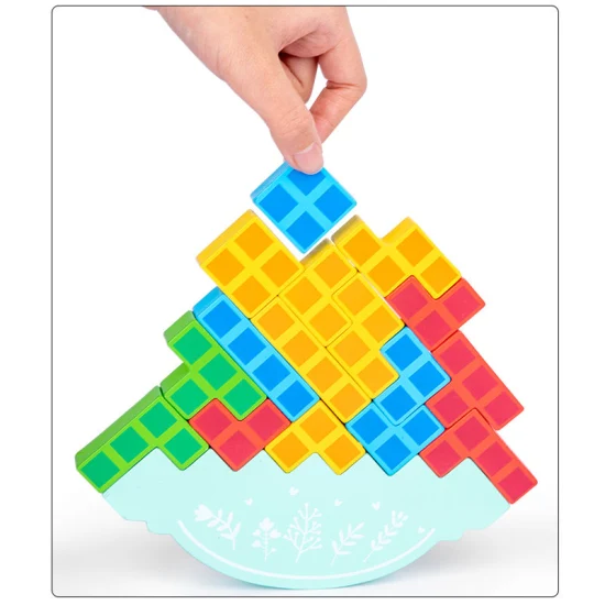 Les jouets de puzzle pour enfants jouent des jouets d'équilibre de table des jeux interactifs parent-enfant