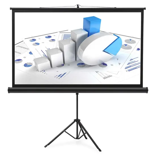 Écran de projecteur de projection de trépied de support de plancher d'OEM&ODM à vendre