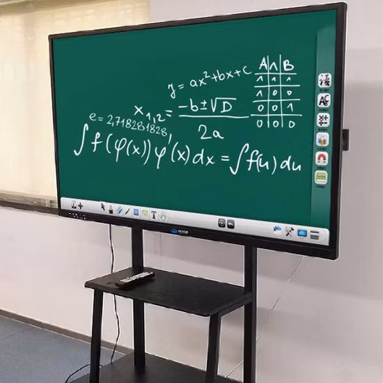 Écran interactif d'affichage à cristaux liquides d'affichage de publicité de Traning d'éducation de technologie d'Aiyos de tableau blanc