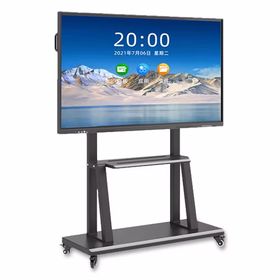 L'affichage à cristaux liquides supérieur de 86 pouces surveille le tableau blanc interactif futé électronique pour la conférence