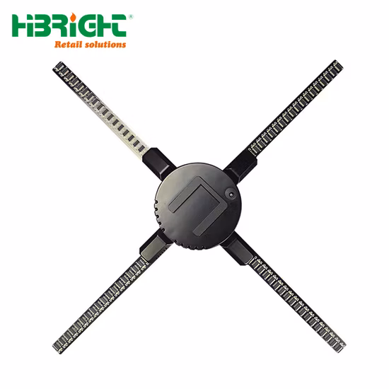 Affichage de ventilateur LED holographique 3D pour supermarché