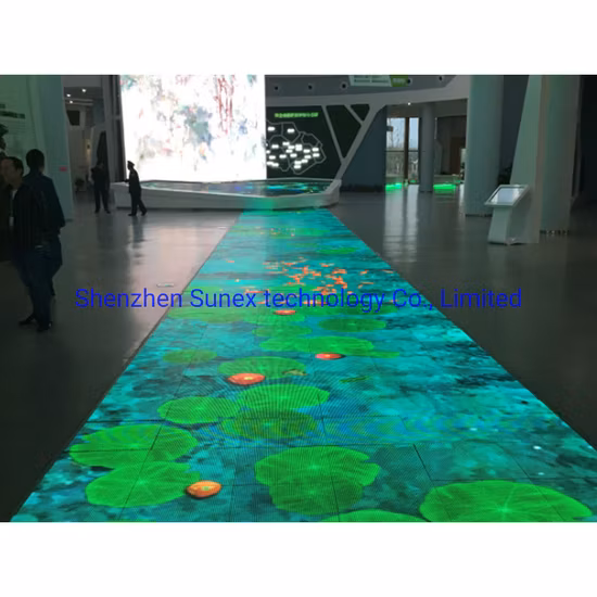 Support de piste de danse de scène vidéo interactive panneaux muraux à écran tactile écran tactile mur de carreaux de couleur numérique pour les jeux de danse