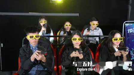 Sièges interactifs du cinéma 7D 9 de système de théâtre d'Immersive du bénéfice élevé 7D