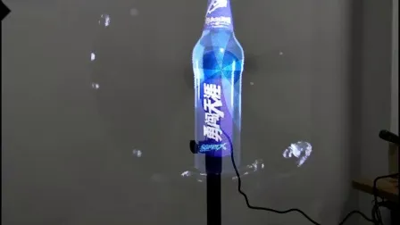 Ventilateur d'hologramme 3D de 42 cm avec affichage de ventilateur LED holographique WiFi